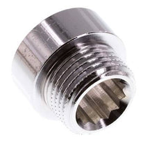 G 1/2'' F/M Chromium plated Brass Extension DIN 3523 - 10 mm [2 Pieces]