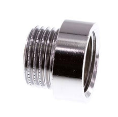 G 1/2'' F/M Chromium plated Brass Extension DIN 3523 - 10 mm [2 Pieces]