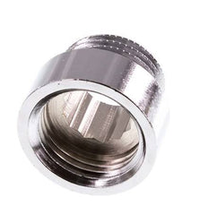 G 1/2'' F/M Chromium plated Brass Extension DIN 3523 - 10 mm [2 Pieces]