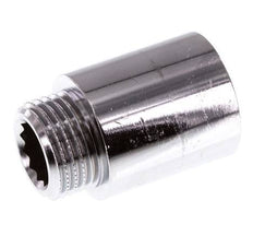 G 1/2'' F/M Extensión de latón cromado DIN 3523 - 30 mm