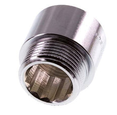 G 3/4'' F/M Extensión de latón cromado DIN 3523 - 20 mm