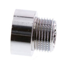 G 3/8'' F/M Chromium plated Brass Extension DIN 3523 - 10 mm [2 Pieces]