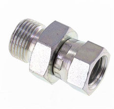 G 1/4'' x G 3/8'' F/M Adaptador Reductor de Acero Cincado 325 Bar - Hidráulico