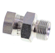 G 1/4'' x G 3/8'' F/M Adaptador Reductor de Acero Cincado 325 Bar - Hidráulico