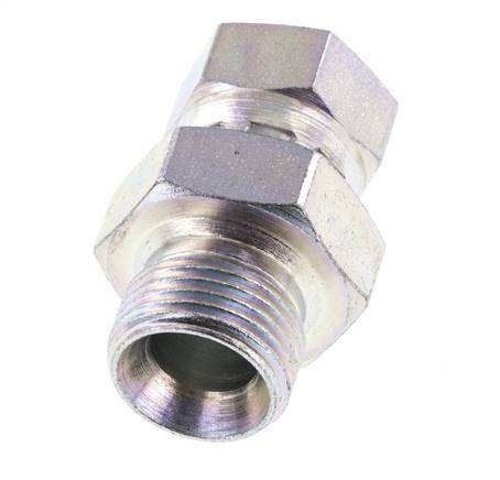 G 1/4'' x G 3/8'' F/M Adaptador Reductor de Acero Cincado 325 Bar - Hidráulico