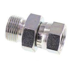 G 1/4'' x G 3/8'' F/M Adaptador Reductor de Acero Cincado 325 Bar - Hidráulico