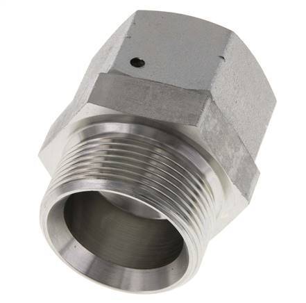 G 1 1/4'' x G 1 1/2'' F/M Adaptador Reductor de Acero Cincado 150 Bar - Hidráulico
