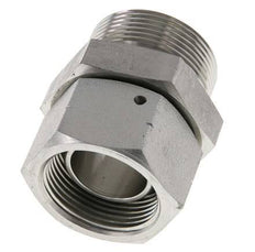 G 1 1/4'' x G 1 1/2'' F/M Adaptador Reductor de Acero Cincado 150 Bar - Hidráulico