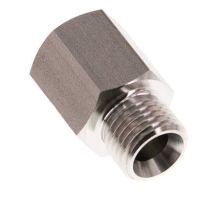 G 1/4'' F/M Extensión de acero inoxidable 40 Bar - 18 mm