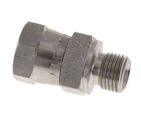 G 1/8'' F/M Adaptador reductor de acero inoxidable 400 Bar - Hidráulico