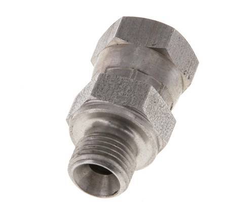 G 1/8'' F/M Adaptador reductor de acero inoxidable 400 Bar - Hidráulico