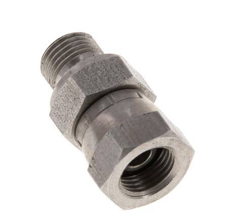 G 1/8'' F/M Adaptador reductor de acero inoxidable 400 Bar - Hidráulico
