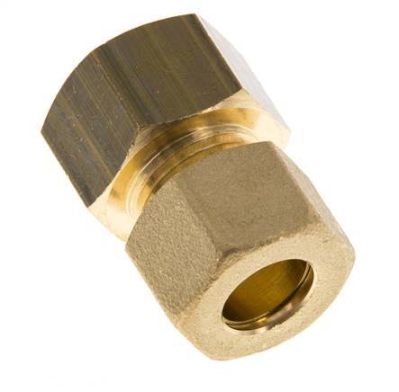G 1/2'' x 12mm Racor de compresión recto de latón 75 Bar DIN EN 1254-2