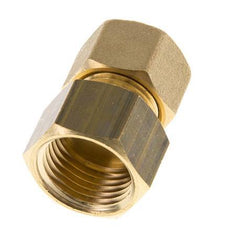 G 1/2'' x 12mm Racor de compresión recto de latón 75 Bar DIN EN 1254-2
