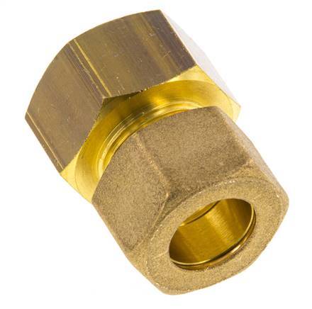 G 3/4'' x 16mm Racor de compresión recto de latón 76 Bar DIN EN 1254-2