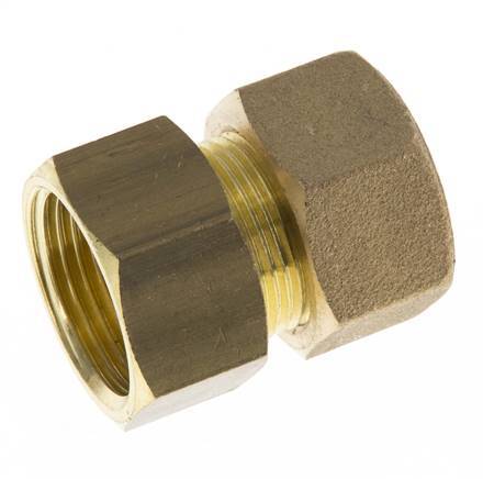 G 3/4'' x 18mm Racor de compresión recto de latón 67 Bar DIN EN 1254-2