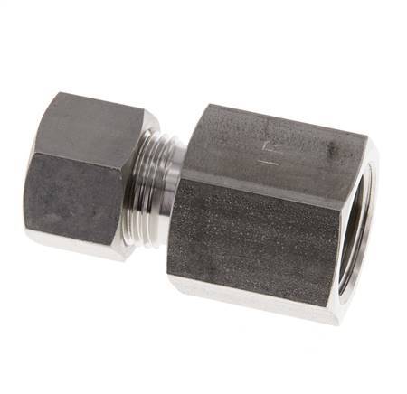 G 1/2'' x 12L Racor de compresión recto de acero inoxidable 315 Bar DIN 2353