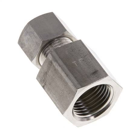 G 1/2'' x 12L Racor de compresión recto de acero inoxidable 315 Bar DIN 2353