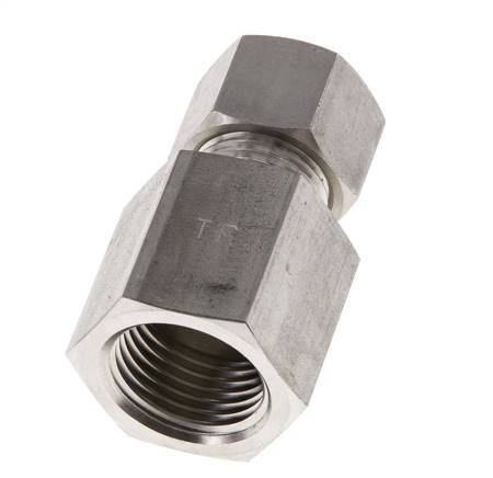 G 1/2'' x 12L Racor de compresión recto de acero inoxidable 315 Bar DIN 2353