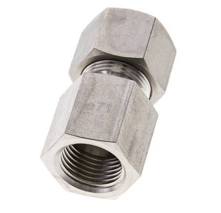 G 1/2'' x 14S Stainless steel Straight Compression Fitting 630 Bar DIN 2353