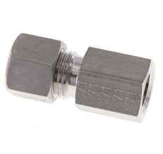 G 1/4'' x 10L Racor de compresión recto de acero inoxidable 315 Bar DIN 2353