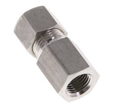 G 1/4'' x 10L Racor de compresión recto de acero inoxidable 315 Bar DIN 2353