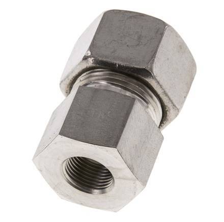 G 3/8'' x 20S Racor de compresión recto de acero inoxidable 400 Bar DIN 2353