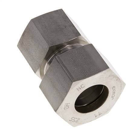 G 1'' x 25S Racor recto de acero inoxidable 400 Bar DIN 2353