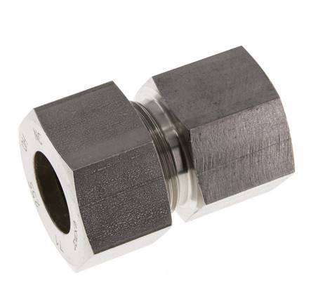G 1'' x 25S Racor recto de acero inoxidable 400 Bar DIN 2353