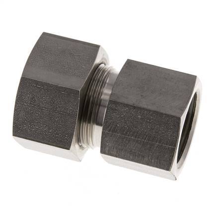 G 1'' x 25S Racor recto de acero inoxidable 400 Bar DIN 2353