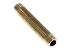 G 1/2'' Espiga doble de latón 16 Bar DIN 2982 - 120mm