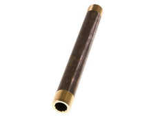 G 1/2'' Espiga doble de latón 16 Bar DIN 2982 - 180mm