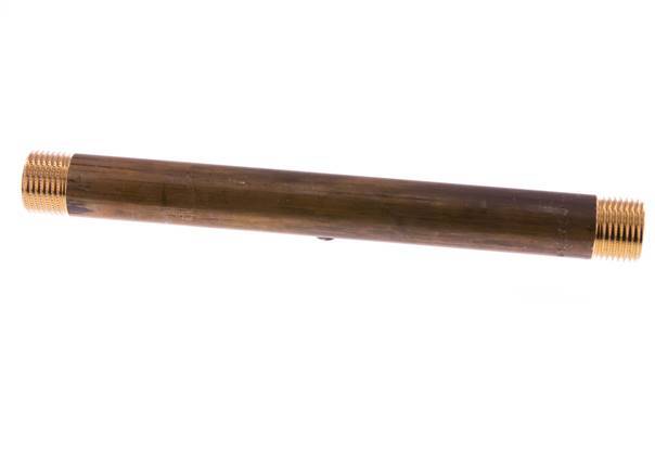 G 1/2'' Espiga doble de latón 16 Bar DIN 2982 - 200mm