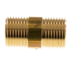 G 1/2'' Espiga doble de latón 16 Bar DIN 2982 - 40mm