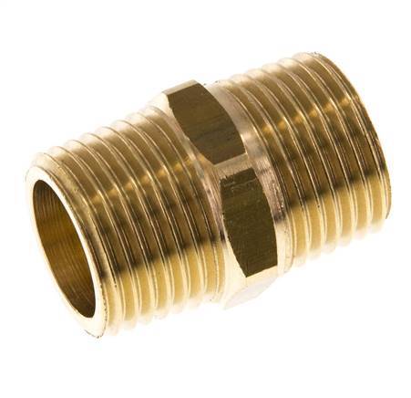 R 1/2'' Brass Double Nipple 16 Bar [2 Pieces]