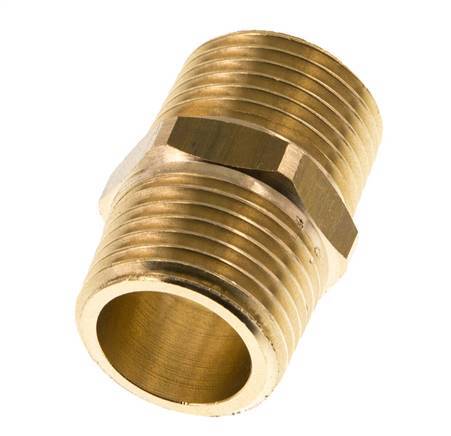 R 1/2'' Brass Double Nipple 16 Bar [2 Pieces]