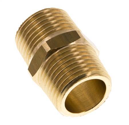 R 1/2'' Brass Double Nipple 16 Bar [2 Pieces]