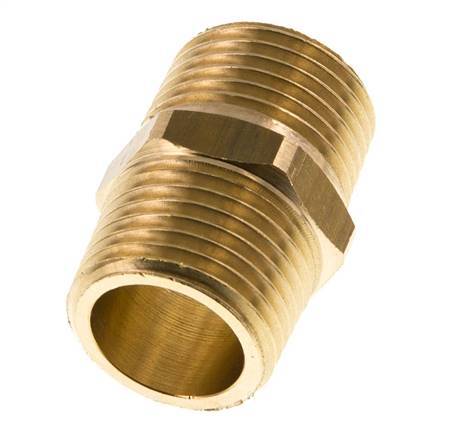 R 1/2'' Brass Double Nipple 16 Bar [2 Pieces]