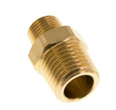 R 1/4'' x R 1/8'' Brass Double Nipple 16 Bar [5 Pieces]