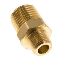 R 1/4'' x R 1/8'' Brass Double Nipple 16 Bar [5 Pieces]