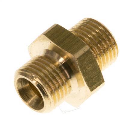 G 1/8'' Brass Double Nipple 16 Bar [10 Pieces]