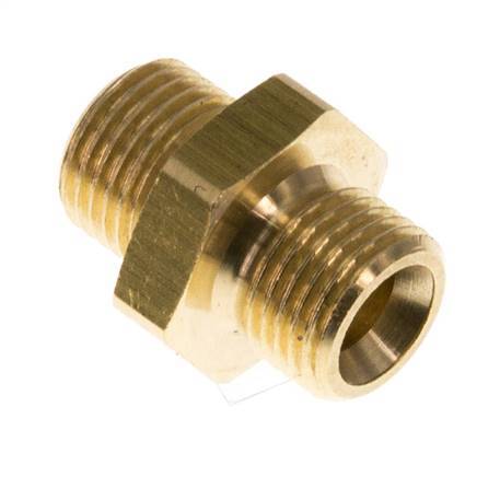 G 1/8'' Brass Double Nipple 16 Bar [10 Pieces]