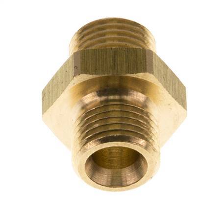 G 1/8'' Brass Double Nipple 16 Bar [10 Pieces]