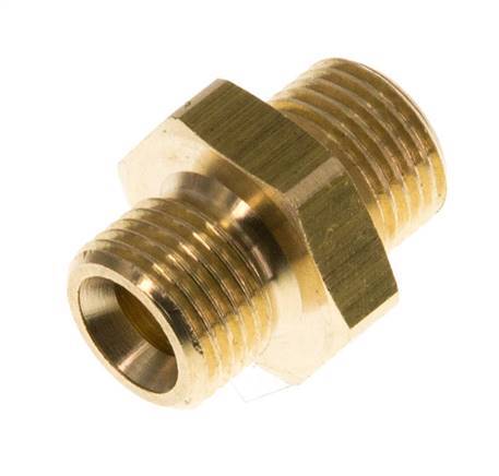 G 1/8'' Brass Double Nipple 16 Bar [10 Pieces]