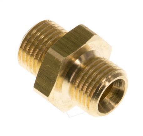 G 1/8'' Brass Double Nipple 16 Bar [10 Pieces]