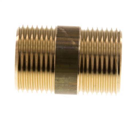 G 3/4'' Espiga doble de latón 16 Bar DIN 2982 - 40mm