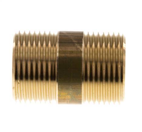 G 3/4'' Espiga doble de latón 16 Bar DIN 2982 - 40mm