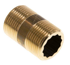 G 3/4'' Espiga doble de latón 16 Bar DIN 2982 - 40mm