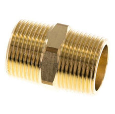 R 3/4'' Espiga doble latón 16 Bar