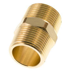 R 3/4'' Espiga doble latón 16 Bar